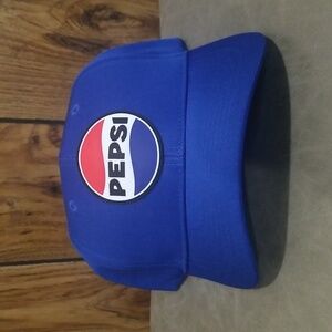 🥤Pepsi Royal Blue Rubber Logo Snapback Cap🧢
